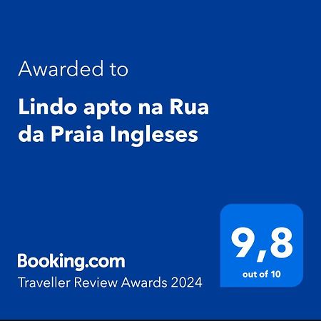 Lindo Apto Na Rua Da Praia Ingleses Lejlighed Florianópolis Eksteriør billede